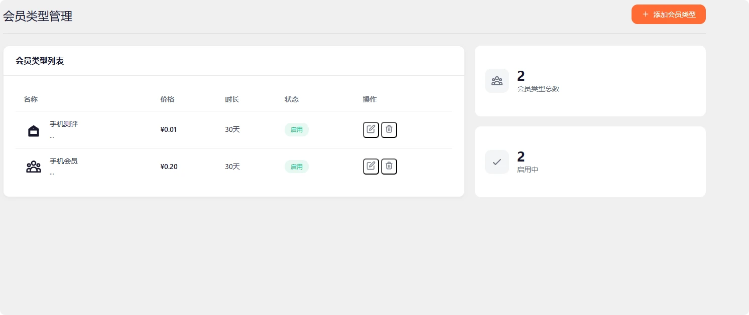 多会员体系插件-简单版