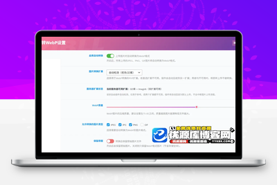 自动转 WebP 图片插件｜上传实时转换，一键压缩图片优化网站加载速度